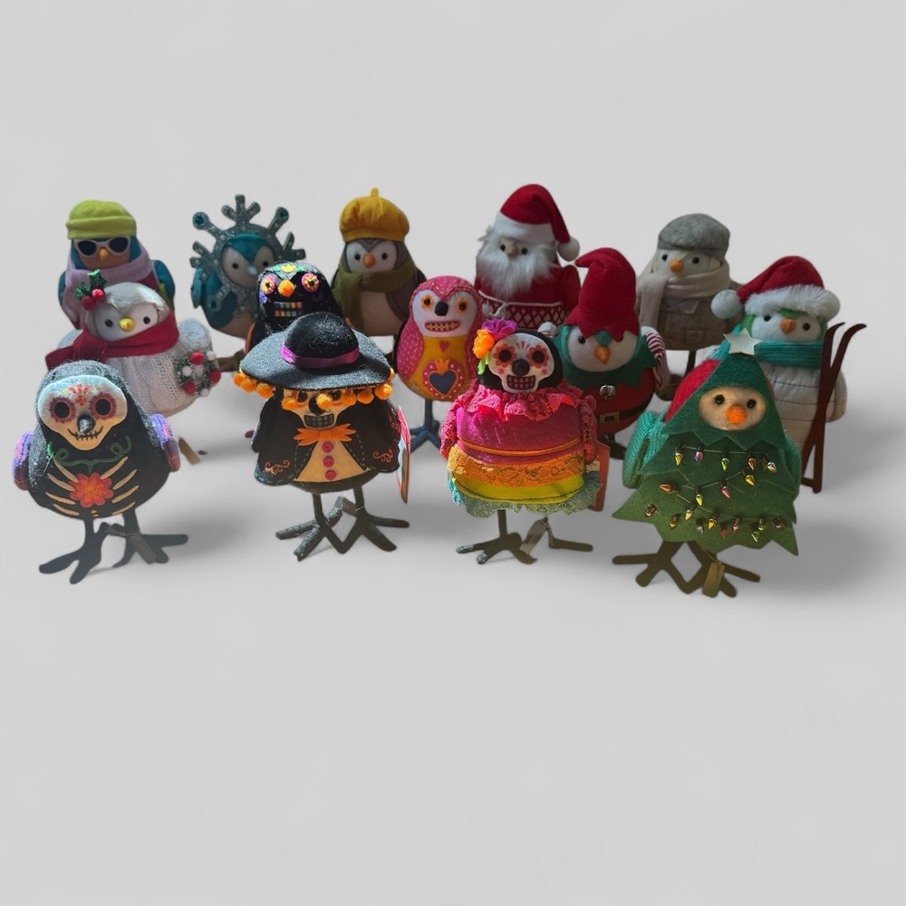 🔥MOVING CLEAR OUT🔥 Featherly Friends Target Seasonal Birds Bundle of 14